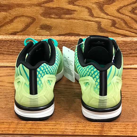 πAdidas ZX Flux Xeno Torsion Green White Shoes - Picture 6 of 8
